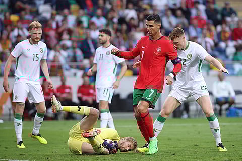 Ireland's goalkeeper Caoimhin Kelleher